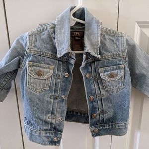 POLO 12M Toddler Light Wash Denim Jacket